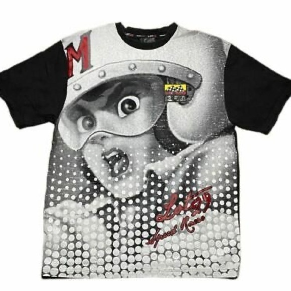 Lot 29 Vintage Y2K Speed Racer AOP Cartoon Shirt XXXL - Picture 1 of 10